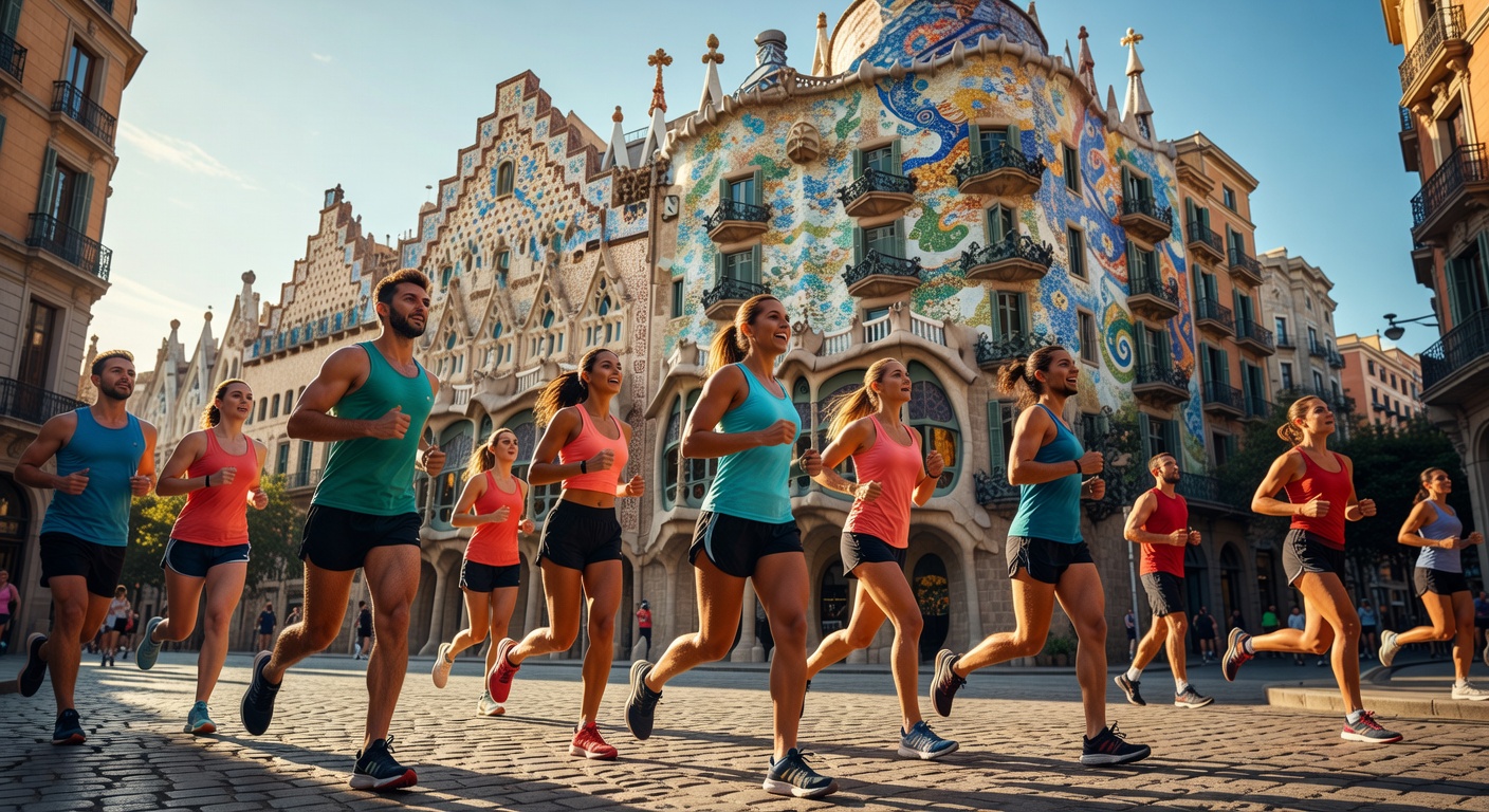 Entreno en Barcelona